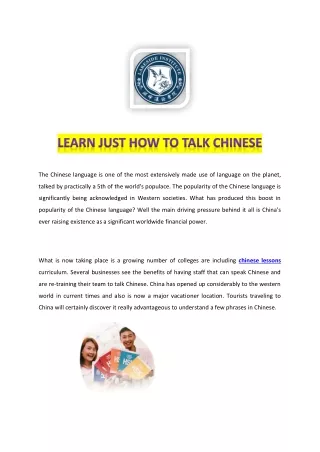 Best way to learn Chinese - The Lakeside Institute