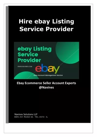 hire ebay listing service provider