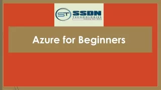 azure for beginners
