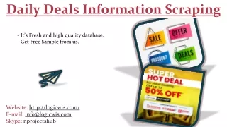 Daily Deals Information Scraping