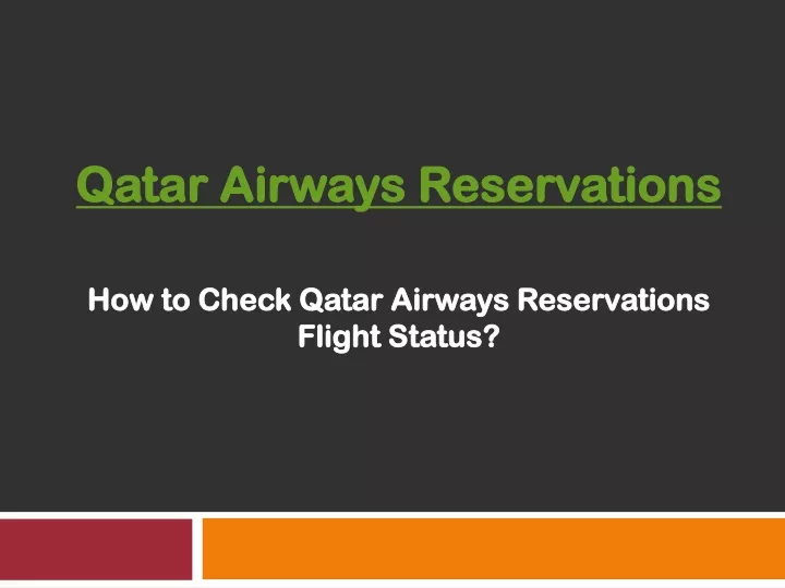 qatar airways reservations