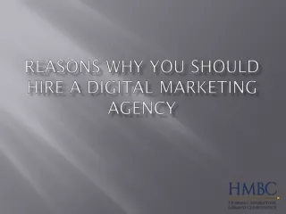 Reasons Why You Should Hire A Digital Marketing Agency