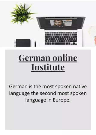 Speak German App-German Online Institute