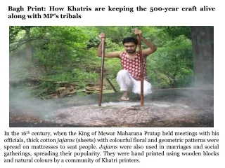 bagh print how khatris are keeping the 500 year