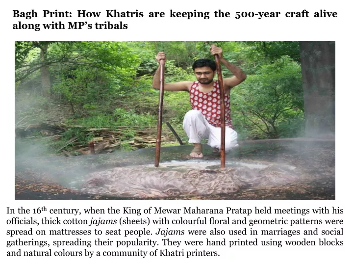 bagh print how khatris are keeping the 500 year