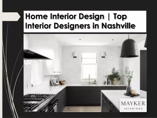 Home Interior Design | Top Interior Designers in Nashville