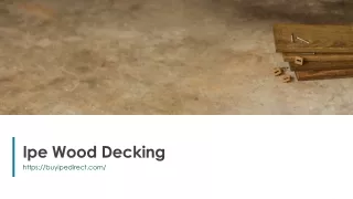 ipe wood decking