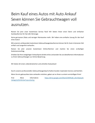Auto Verkaufen