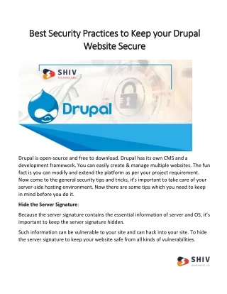 best bestsecurity securitypractices
