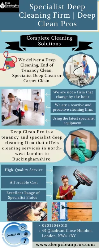Deep Cleaning | Professional Equipment | Deep Clean Pros