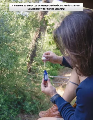 4 reasons to stock up on hemp derived