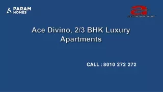 Ace Divino Residential Property in Greater Noida West