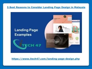 5 Best Reasons to Consider Landing Page Design