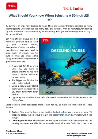 tcl india
