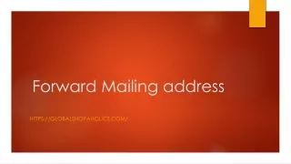 forward mailing address