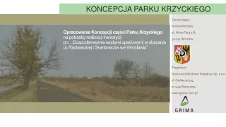 Park Krzycki 2021 - prezentacja