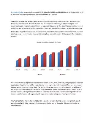 probiotics market is expected to reach