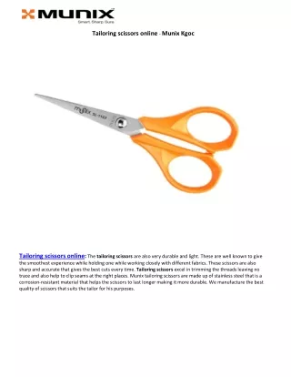 tailoring scissors online munix kgoc