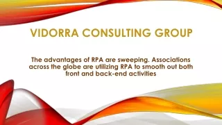 vidorra consulting group