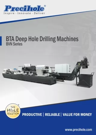 BTA Deep Hole Drilling Machines