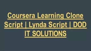 coursera learning clone