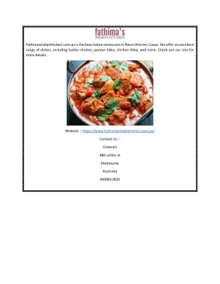 fathimasindiankitchen com au is the best indian