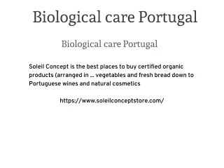 Biological care Portugal
