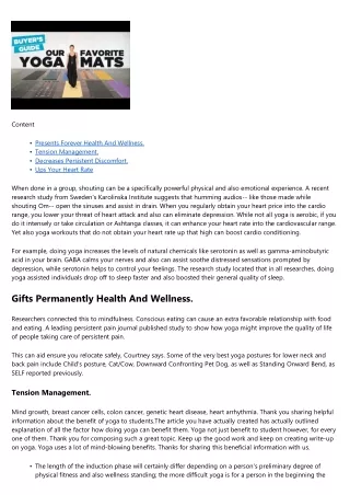 Leading 10 Mental Health Advantages Of Yoga