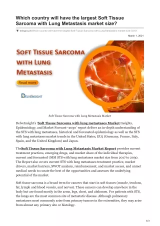 which country will have the largest soft tissue