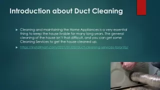 Introduction about Duct Cleaning - Installmart