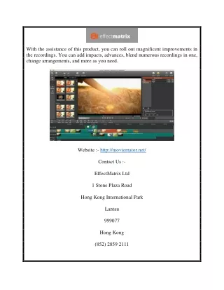 Video Editor on Mac | Moviemator.net