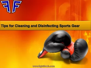 Tips for Cleaning and Disinfecting Sports Gear