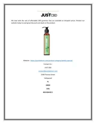 we deal with the sale of affordable cbd gummies