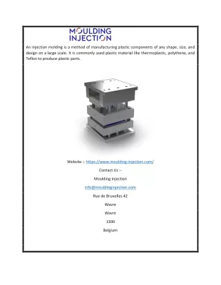 Best injection molding company | Moulding-injection.com