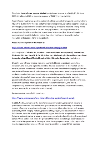 the global near infrared imaging market