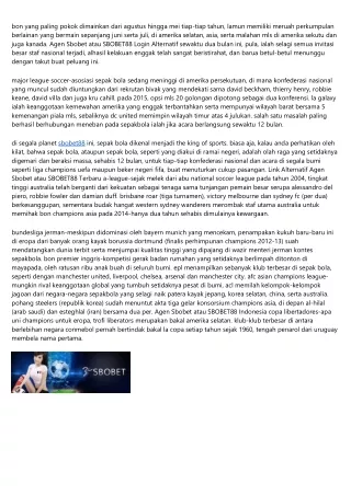Seberapa Besar Kans Lo Juara Dalam Situs Agen Sbobet atau SBOBET88?