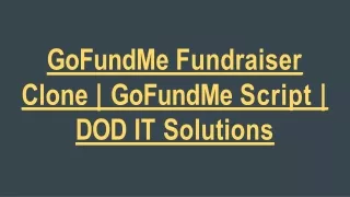 gofundme fundraiser