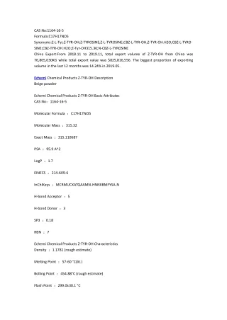 cas no 1164 16 5 formula c17h17no5 synonyms