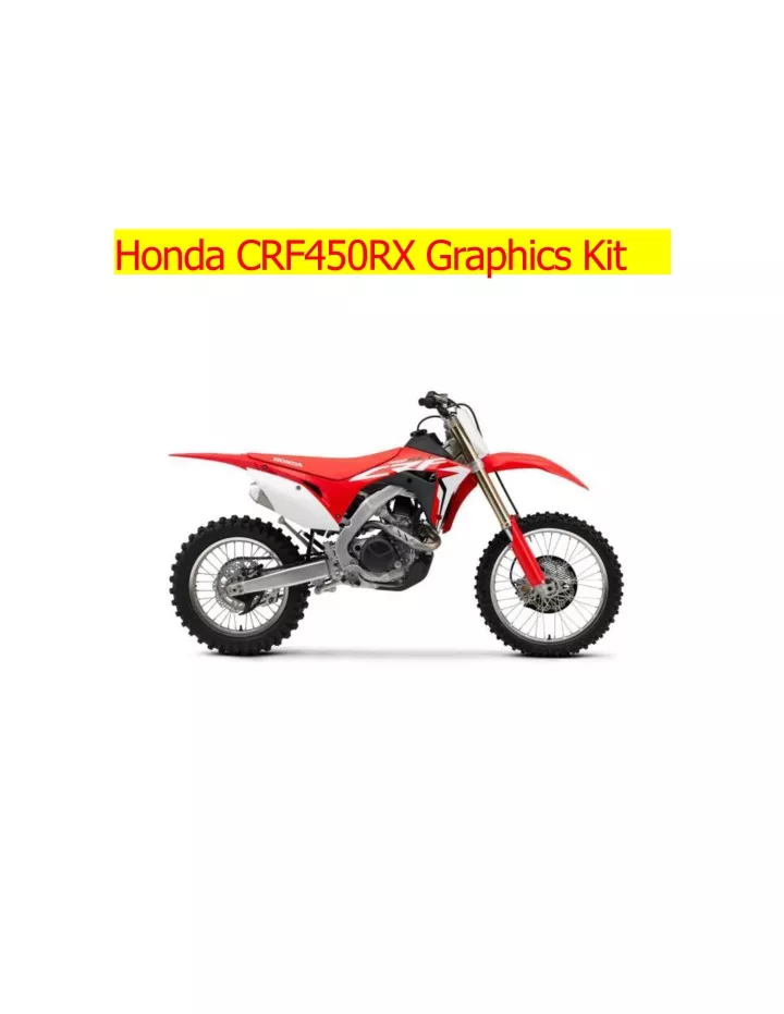honda crf450rx graphics kit