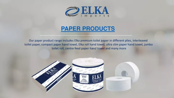 paper products