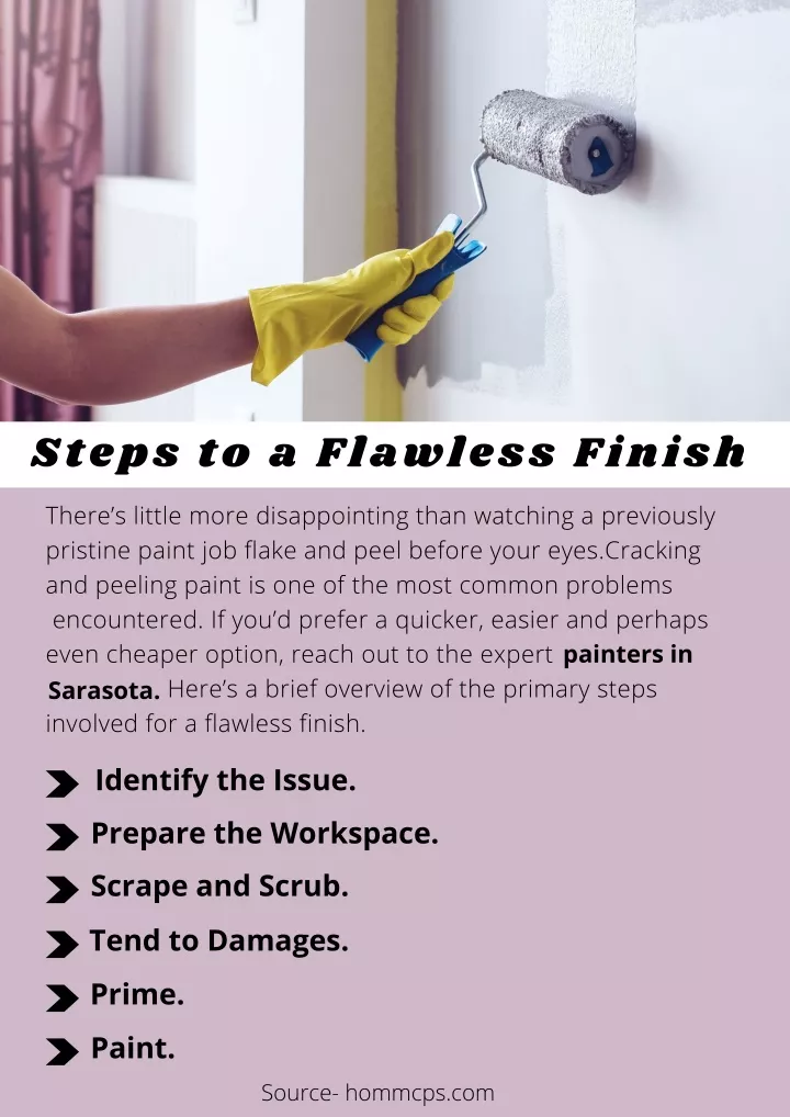 steps to a flawless finish