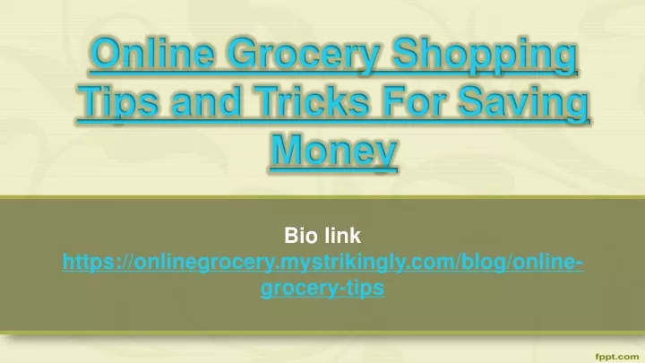 online grocery shopping tips and tricks