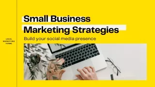 Local Business Marketing Strategy
