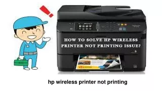 hp wireless printer not printing