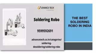 the best soldering robo in india