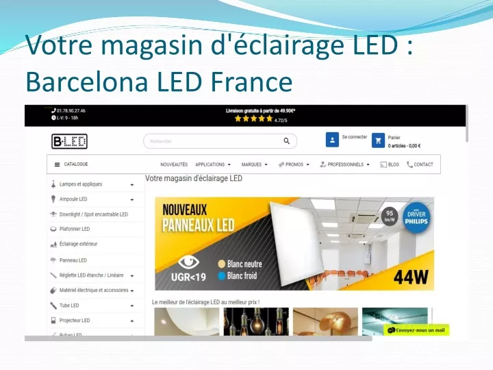 votre magasin d clairage led barcelona led france