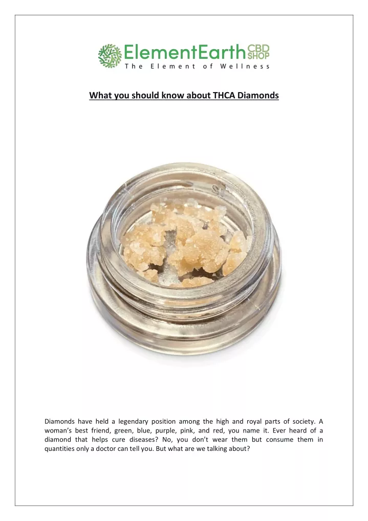 what you should know about thca diamonds