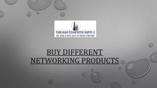 Networking Switches, Routers, Wireless, Firewall, Adapters | Chicago Computer Supply