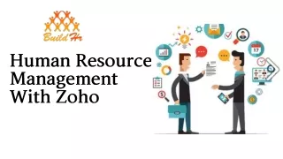 humanresource management withzoho