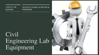 Reputed Civil Engineering Lab Equipments Exporter
